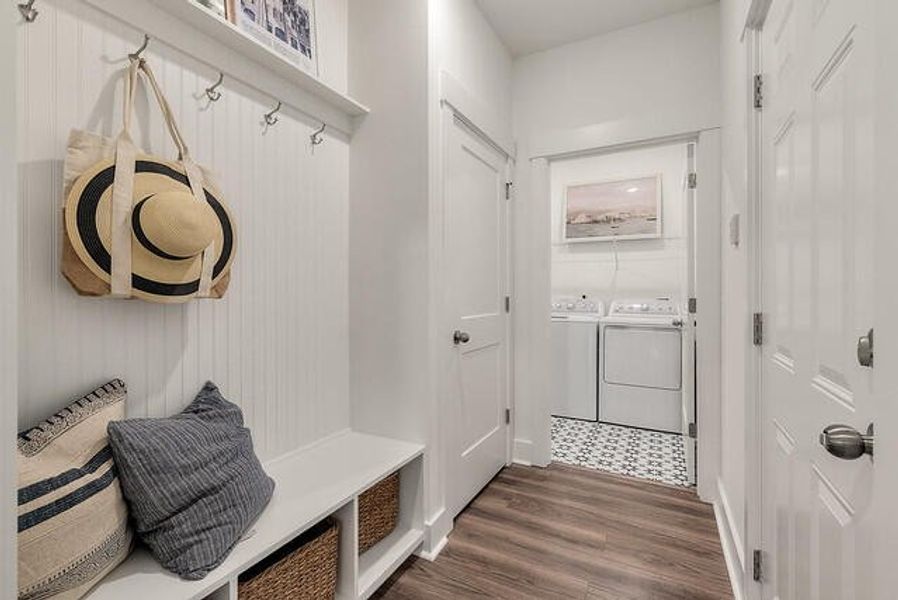 Furnished interior view inside a new home in , Huger (Image 16).