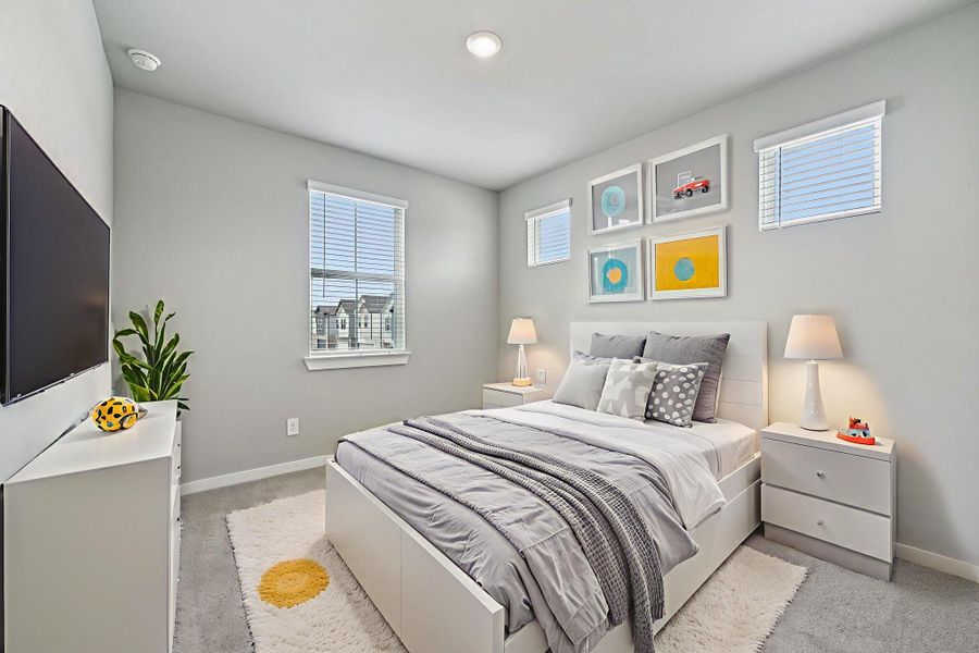 Photo is not of the actual home, but is an inspirational photo of builder’s model home and may depict options, furnishings, and/or decorator features that are not included