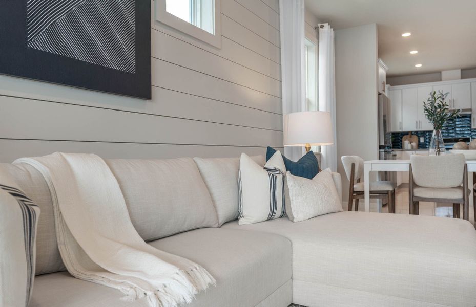 Furnished interior view inside a new home in Del Webb Sunbridge, St. Cloud (Image 8).