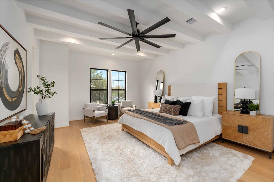 Furnished interior view inside a new home in , Houston (Image 27).