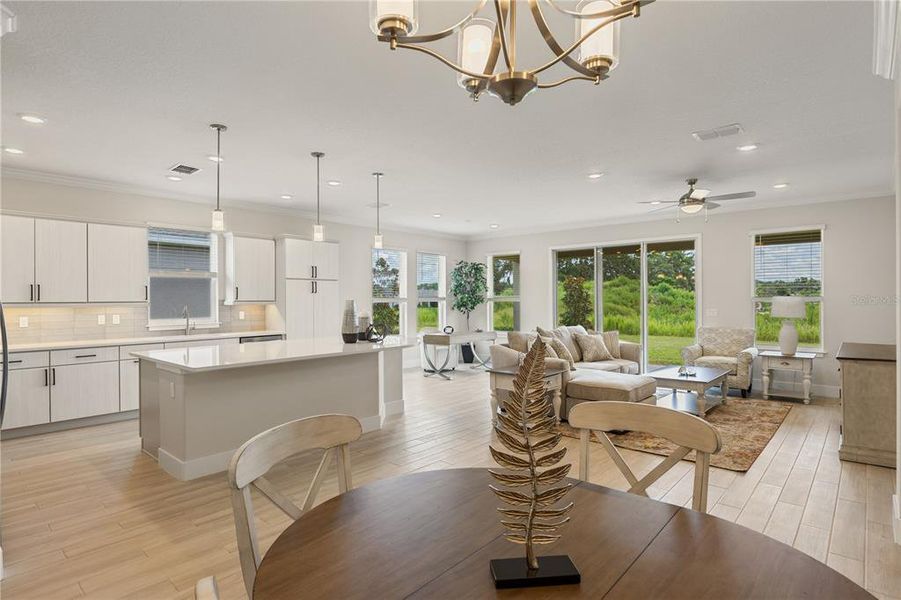 Furnished interior view inside a new home in , Ocala (Image 9).