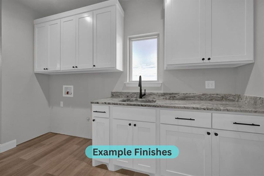 Furnished interior view inside a new home in , Canyon (Image 10).