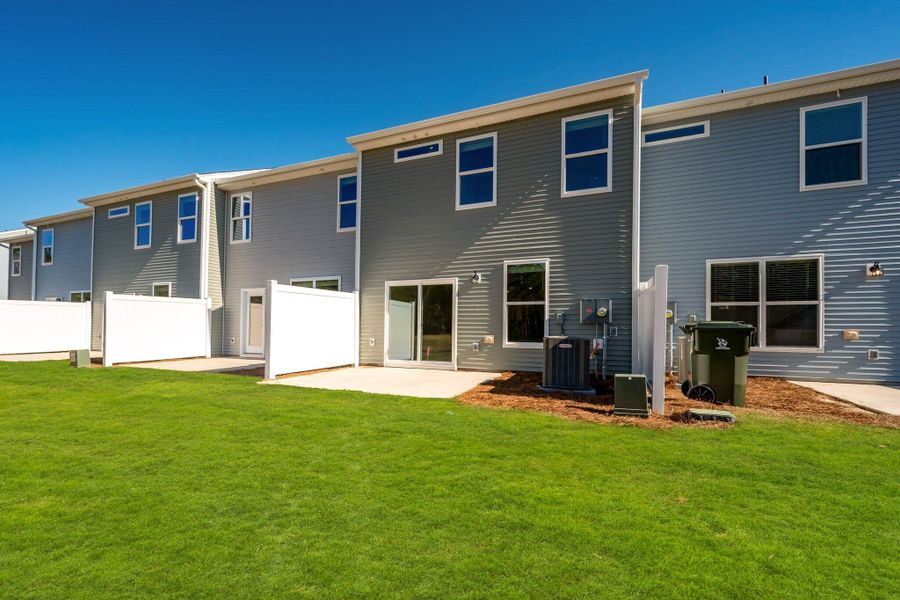 Exterior details and patio area of a home in The Landings at Montague, Goose Creek (Image 3).