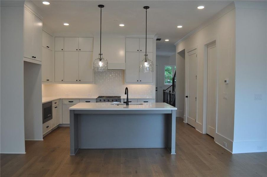 Furnished interior view inside a new home in , Marietta (Image 10).