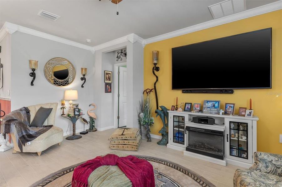 Furnished interior view inside a new home in Burnt Store Village, Punta Gorda (Image 11).