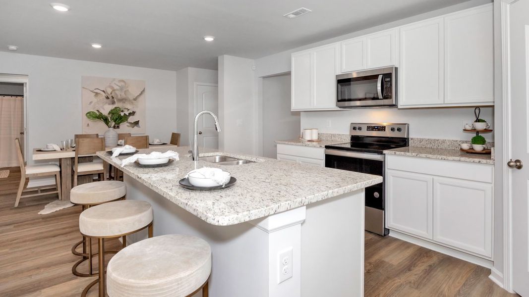 Representative furnished interior of a home built from the Lakeside by D.R. Horton in Bailey Park, Fayetteville (Image 13).