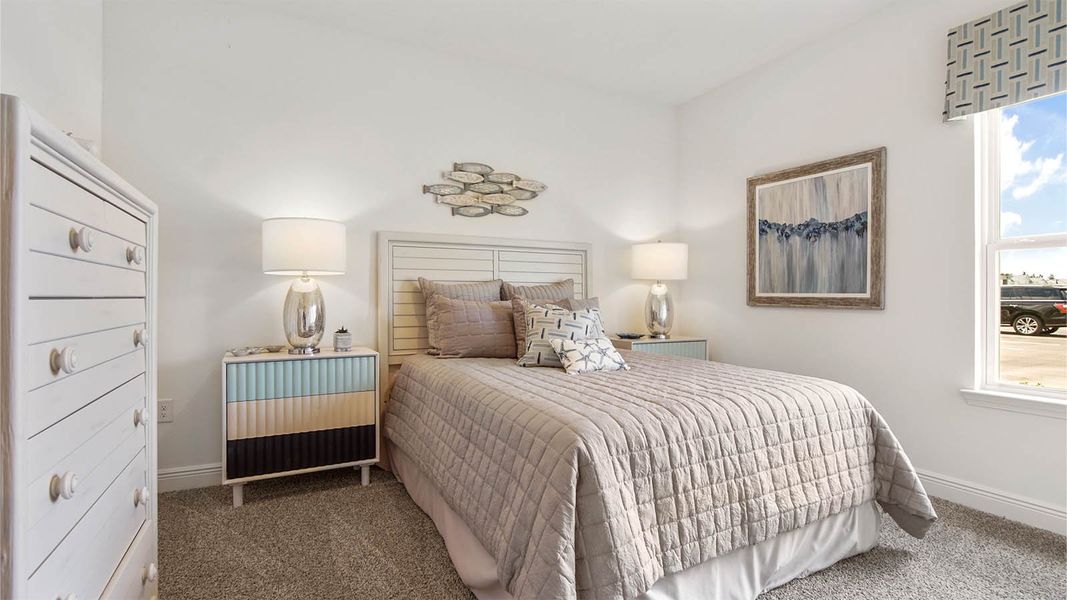 Representative furnished interior of a home built from the Delray by D.R. Horton in Bayside at Ward Creek, Panama City Beach (Image 25). Representative furnished interior of a home built from the Delray by D.R. Horton in Bayside at Ward Creek, Panama City Beach (Image 25).