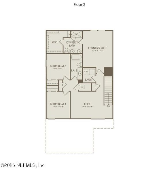 2D floor plan layout of this home in The Preserve at Bannon Lakes, St. Augustine, FL (Image 6). 2D floor plan layout of this home in The Preserve at Bannon Lakes, St. Augustine, FL (Image 6).