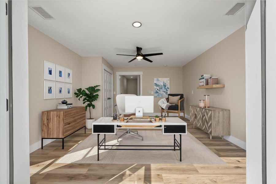 Furnished interior view inside a new home in , Charleston (Image 12).