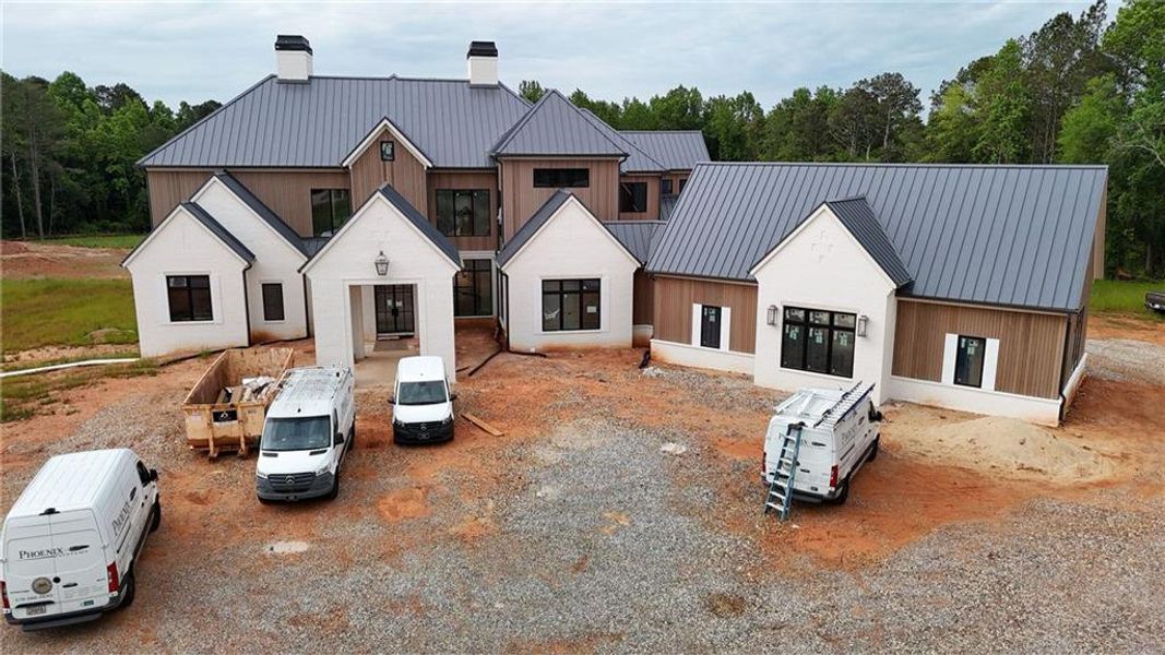 In-progress construction of a new home in , Milton, GA (Image 25).