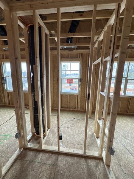 In-progress construction of a new home in Robinson Oaks, Gastonia, NC (Image 22).