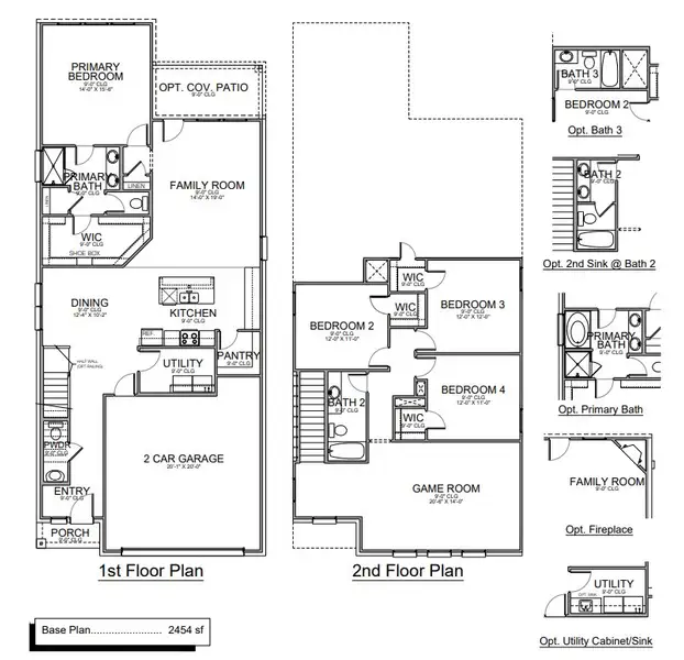 2D floor plan layout for the Aurora by Megatel Homes in Erwin Farms, McKinney, TX (Image 2). 2D floor plan layout for the Aurora by Megatel Homes in Erwin Farms, McKinney, TX (Image 2).
