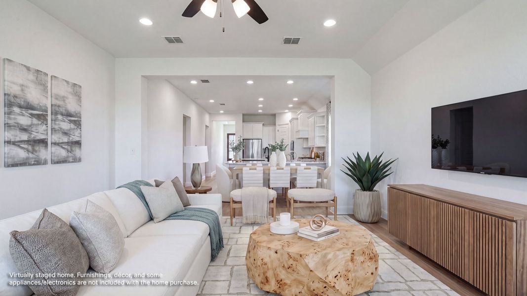 Furnished interior view inside a new home in Devonshire, Forney (Image 7).