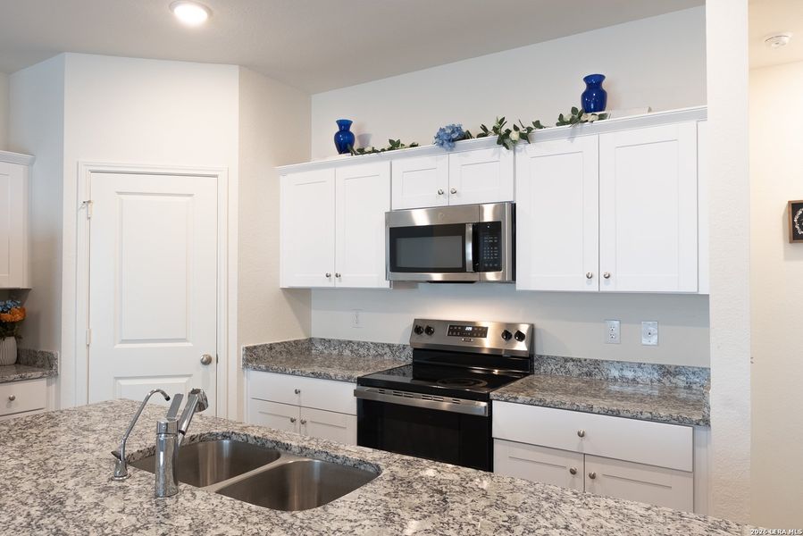 Furnished interior view inside a new home in Trails at Culebra, San Antonio (Image 9).