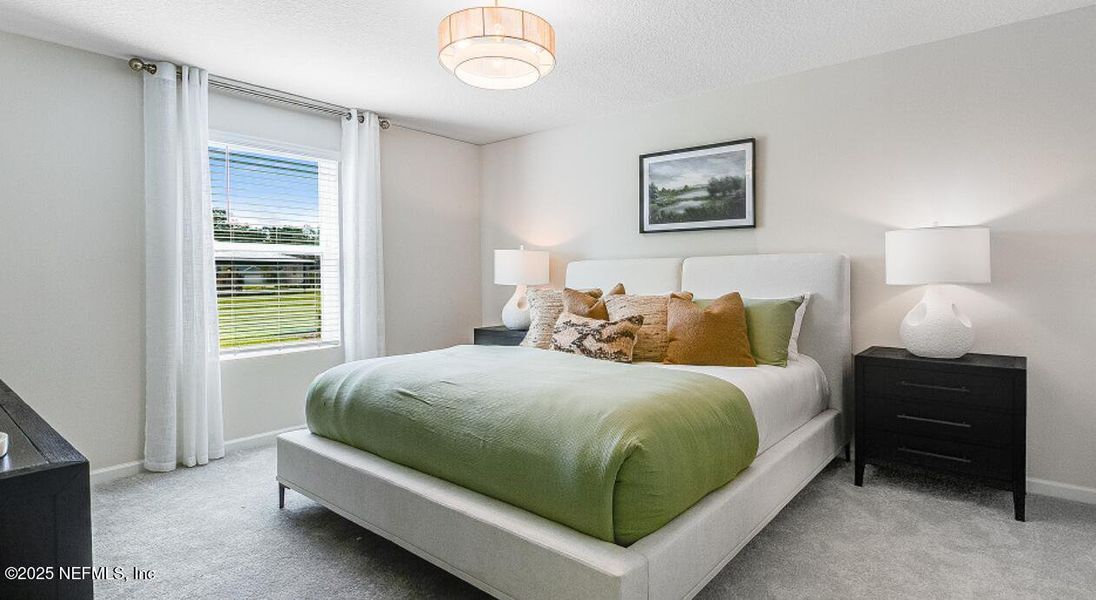 Furnished interior view inside a new home in Kings Preserve, Jacksonville (Image 10).