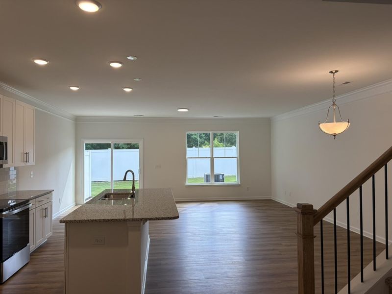 Spacious, unfurnished interior of a new home in Riverbrooke Townhomes, Simpsonville (Image 8). Spacious, unfurnished interior of a new home in Riverbrooke Townhomes, Simpsonville (Image 8).
