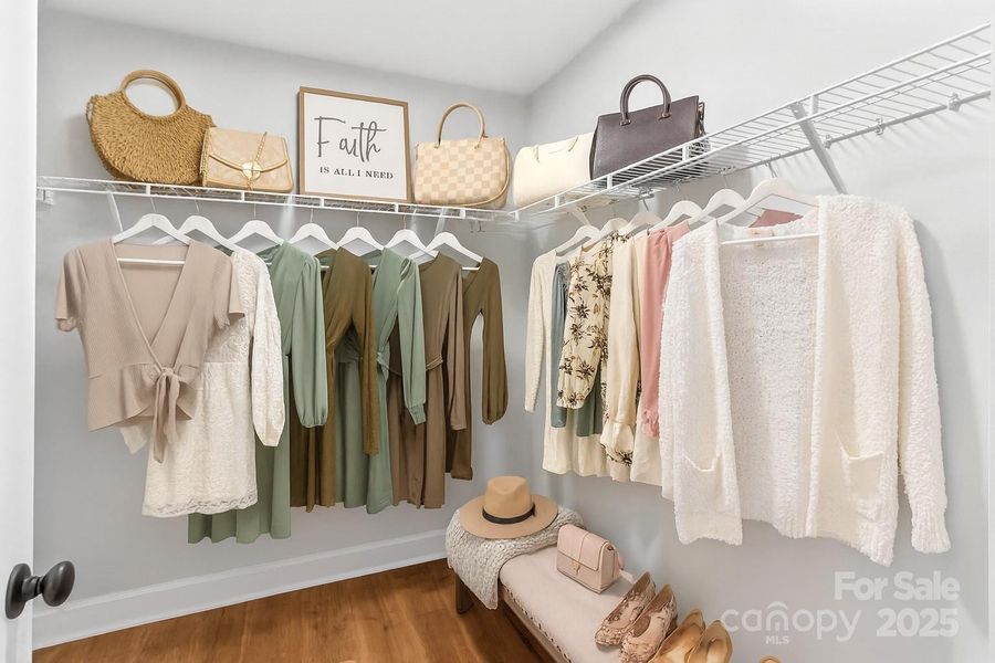 Main Bedroom walk in closet.