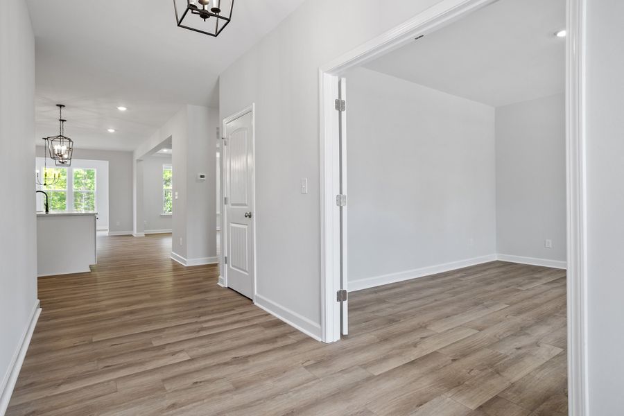 Spacious, unfurnished interior of a new home in Sweetbrier, Durham (Image 16). Spacious, unfurnished interior of a new home in Sweetbrier, Durham (Image 16).