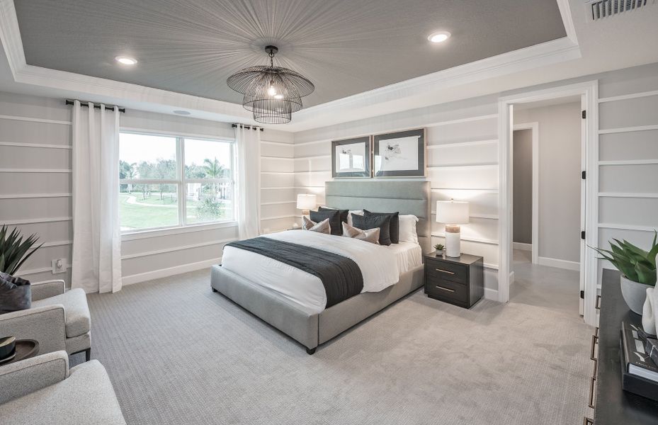 Representative furnished interior of a home built from the Oakhurst by Pulte Homes in Bleckley Station, Ball Ground (Image 6).