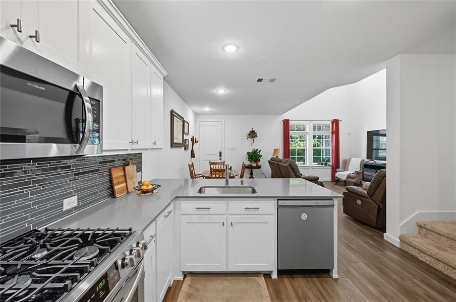 Furnished interior view inside a new home in , Flower Mound (Image 17).