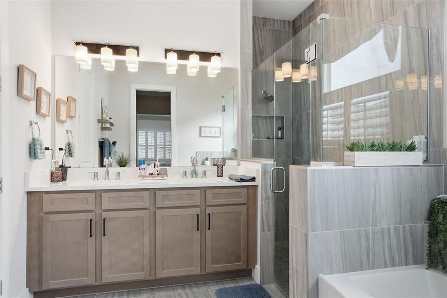 Furnished interior view inside a new home in , Weeki Wachee (Image 34).