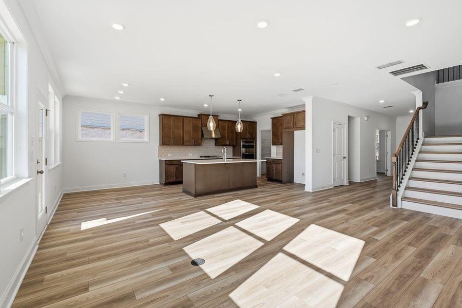 Furnished interior view inside a new home in Oakmead, Buford (Image 11).