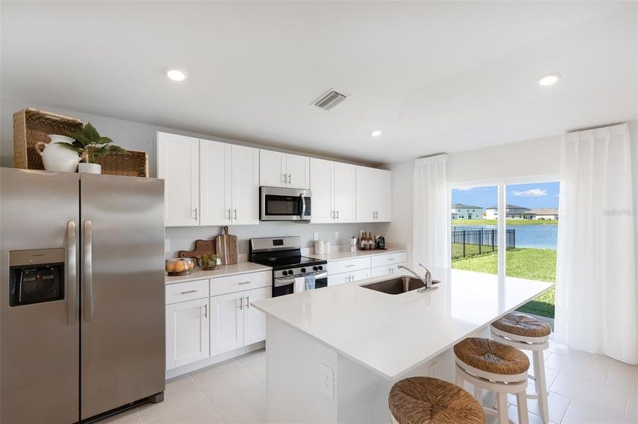 Furnished interior view inside a new home in , North Port (Image 9).