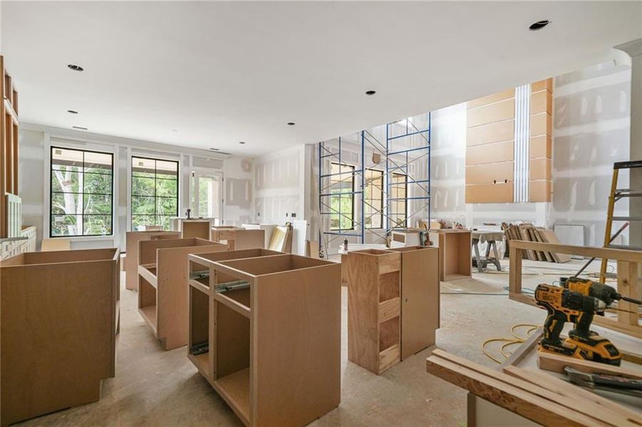 Furnished interior view inside a new home in , Suwanee (Image 15).