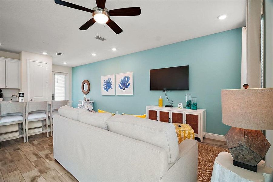 Furnished interior view inside a new home in , Kissimmee (Image 12). Furnished interior view inside a new home in , Kissimmee (Image 12).