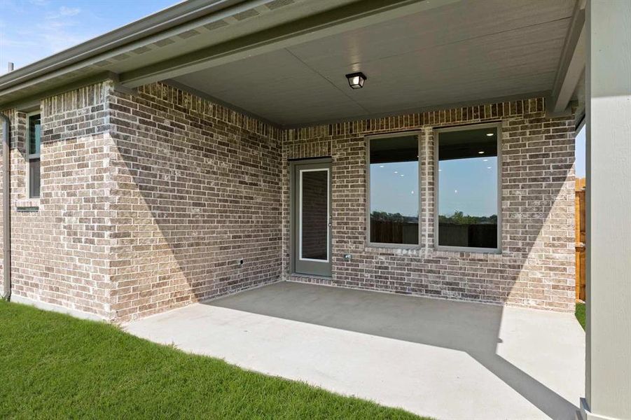 Exterior details and patio area of a home in Monticello Park, Princeton (Image 2). Exterior details and patio area of a home in Monticello Park, Princeton (Image 2).
