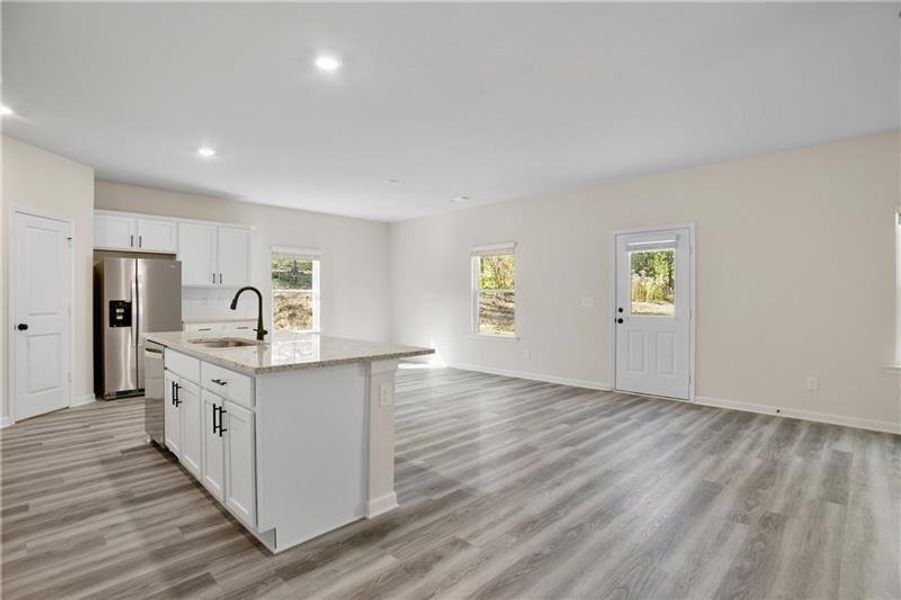 Furnished interior view inside a new home in , Buford (Image 6).