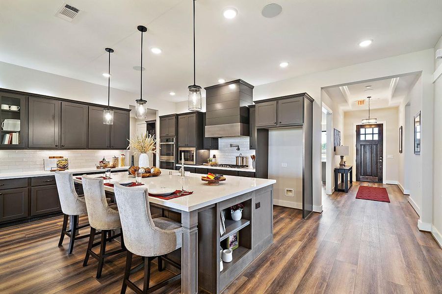 Representative furnished interior of a home built from the Bergamot by Caldwell Homes in The Highlands, Porter (Image 12). Representative furnished interior of a home built from the Bergamot by Caldwell Homes in The Highlands, Porter (Image 12).