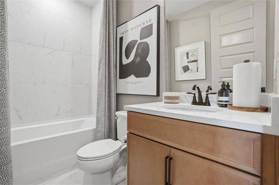 Furnished interior view inside a new home in The Eighteen, Atlanta (Image 16).