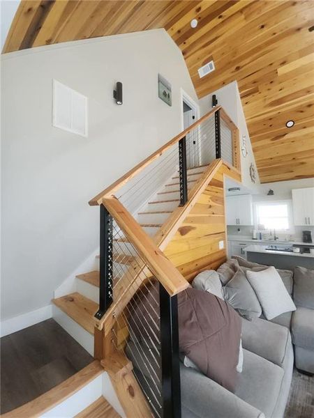 Furnished interior view inside a new home in , Elberton (Image 6).