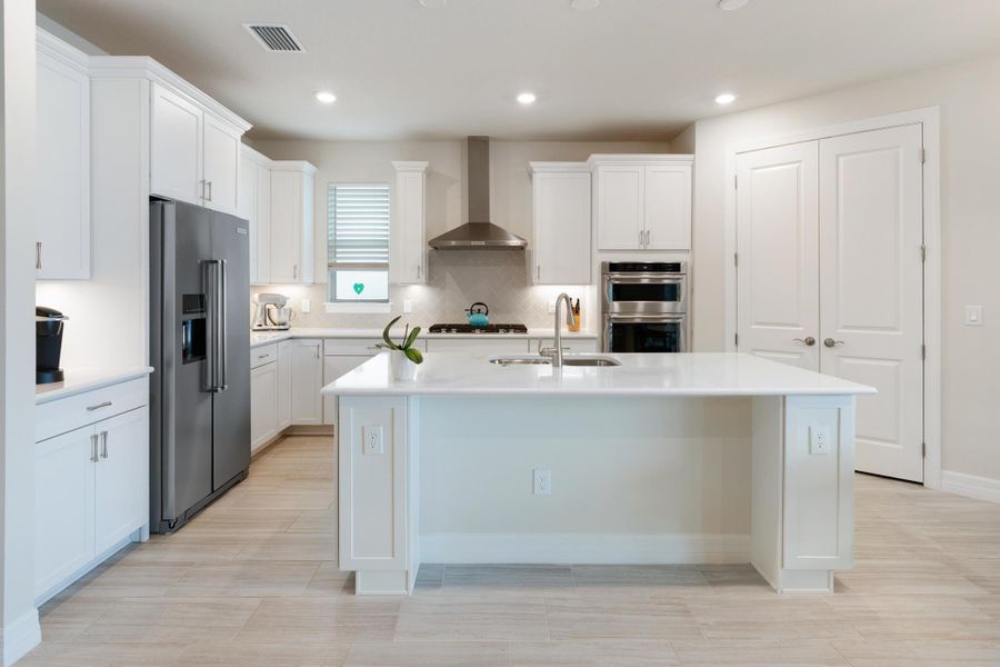 Furnished interior view inside a new home in , Port St. Lucie (Image 12).