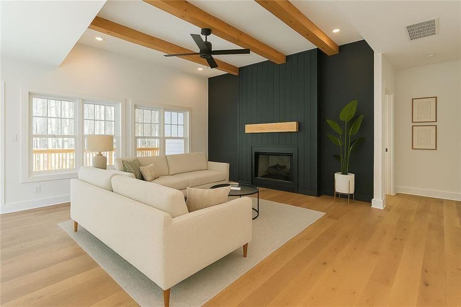 Furnished interior view inside a new home in , Gainesville (Image 7).