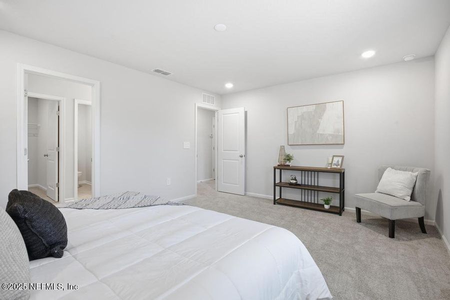 Furnished interior view inside a new home in Kings Landing, Jacksonville (Image 30). Furnished interior view inside a new home in Kings Landing, Jacksonville (Image 30).