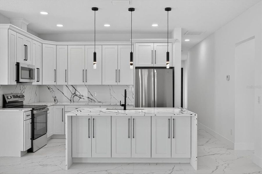 Furnished interior view inside a new home in , Tampa (Image 14).