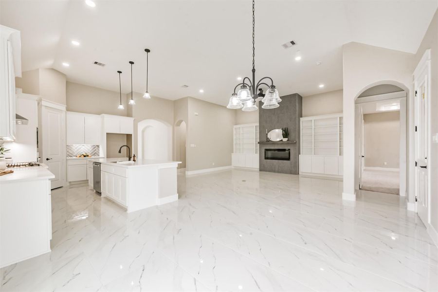 Furnished interior view inside a new home in , Pasadena (Image 30). Furnished interior view inside a new home in , Pasadena (Image 30).