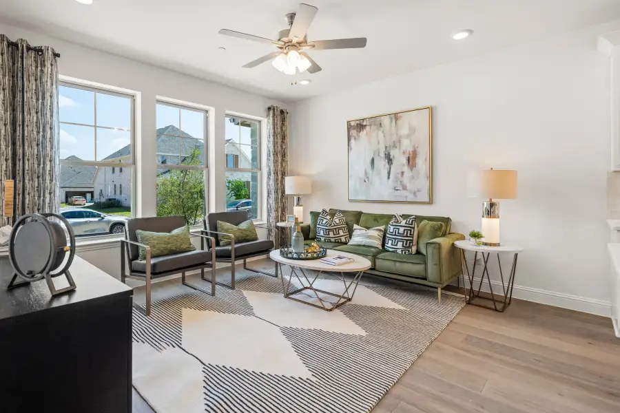 Furnished interior view inside a new home in Waterbend, Euless (Image 3).
