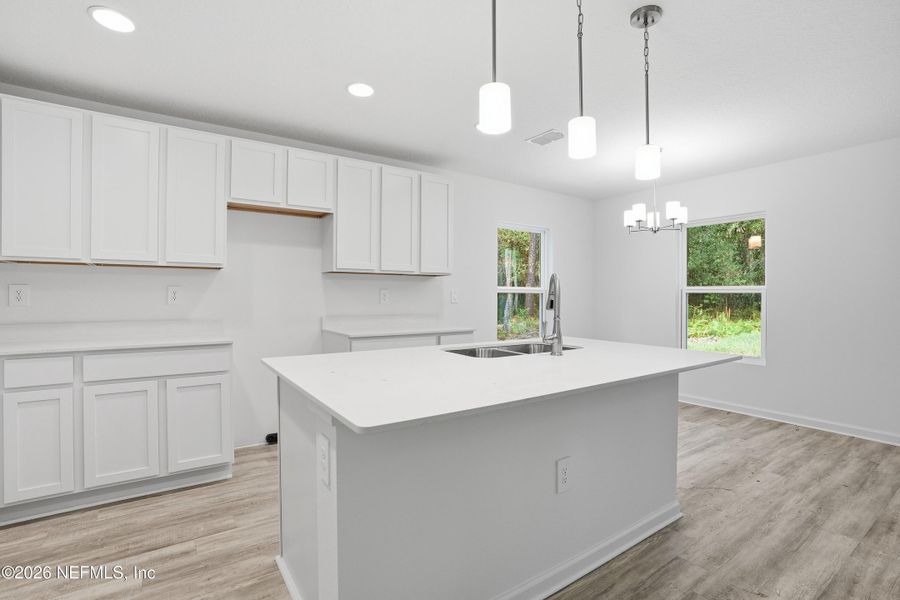 Furnished interior view inside a new home in , Jacksonville (Image 10).