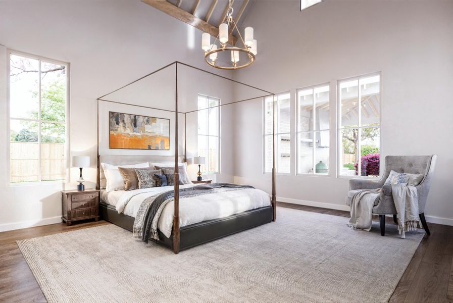 Furnished interior view inside a new home in , Mount Pleasant (Image 15).