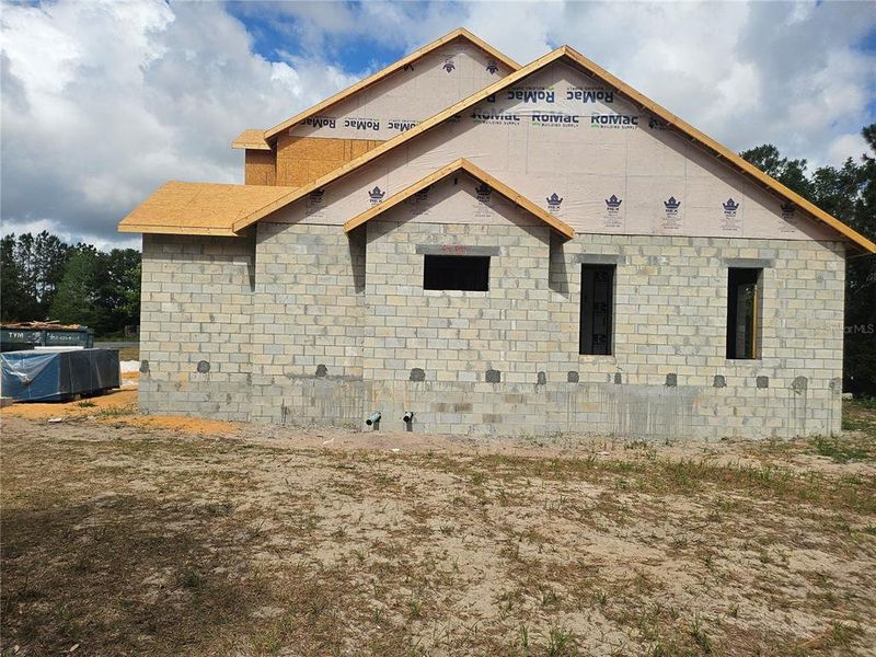In-progress construction of a new home in , Howey-in-the-Hills, FL (Image 29).