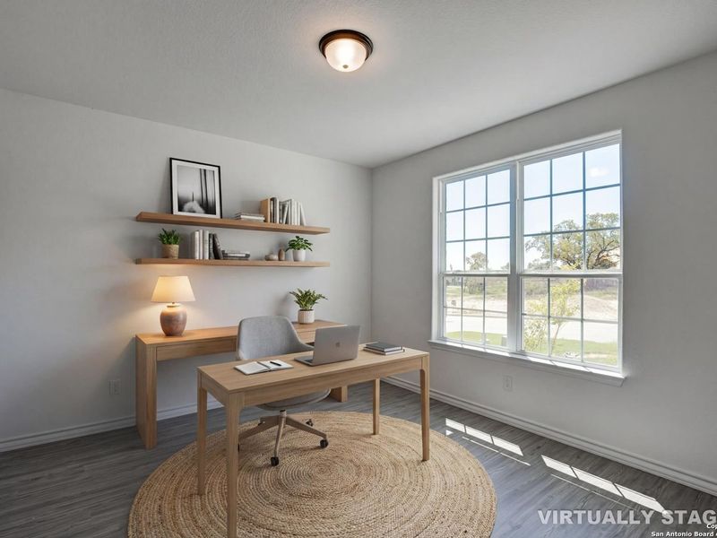 Furnished interior view inside a new home in The Reserve at Potranco Oaks, Castroville (Image 8).