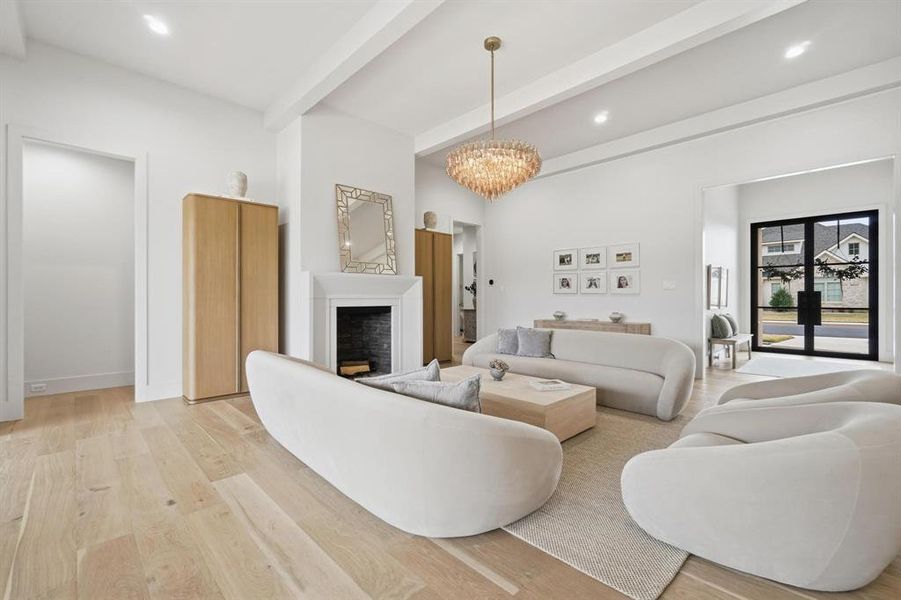 Furnished interior view inside a new home in , Abilene (Image 10).