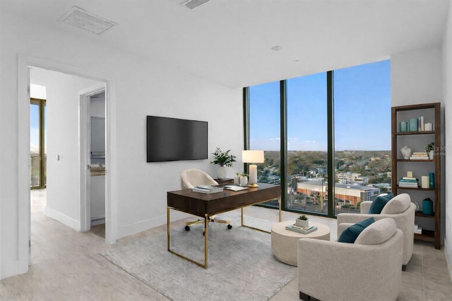 Furnished interior view inside a new home in , Tampa (Image 6).
