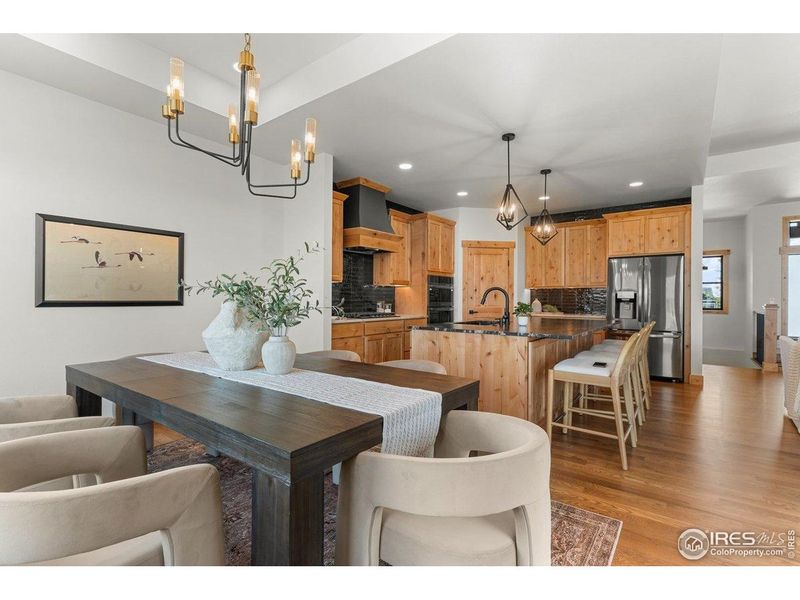 Furnished interior view inside a new home in Harvest Ridge, Berthoud (Image 18).