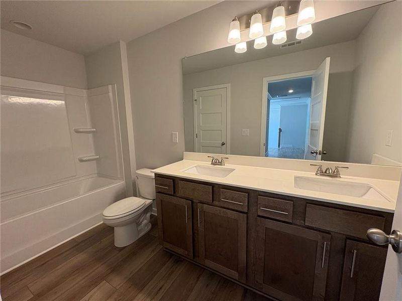 Furnished interior view inside a new home in Garland Meadows, Cartersville (Image 6).