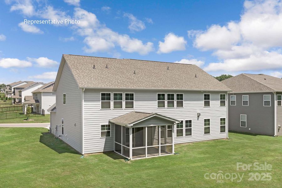 Exterior details and patio area of a home in Sanctuary at Southgate, Indian Trail (Image 26).
