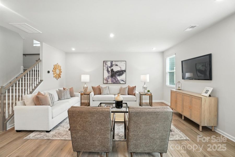 Furnished interior view inside a new home in Waxhaw Landing, Monroe (Image 38).